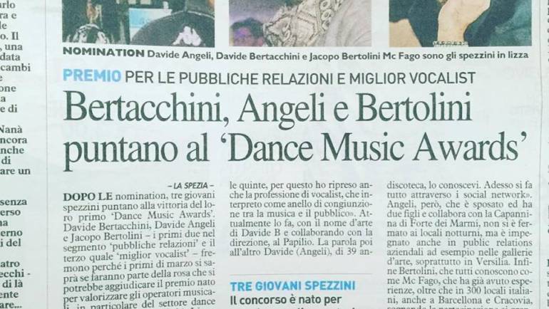 Premio per le Pubbliche Relazioni e Miglior Vocalist